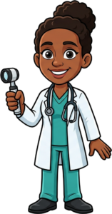 Dermatologist mascot