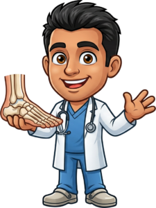 Podiatrist mascot