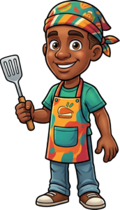 Food Truck Cook mascot