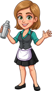 Bartender mascot