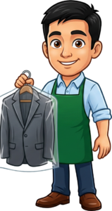 Dry Cleaner mascot