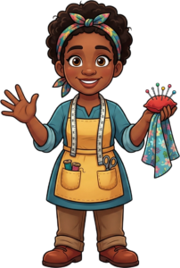 Tailor Seamstress mascot