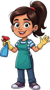 House Cleaner mascot