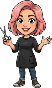 Hair Stylist mascot