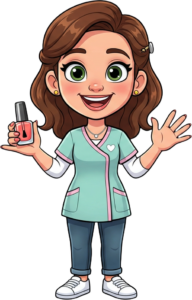 Nail Tech mascot