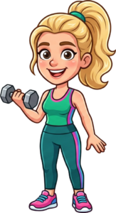 Fitness Coach mascot