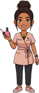 Nail Technician mascot