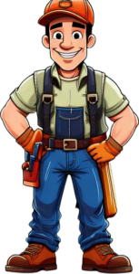Roofer mascot