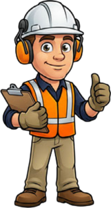 Heavy Equipment Operator mascot