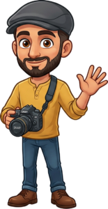 Photographer mascot