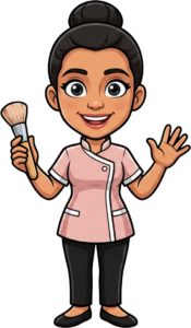 Esthetician mascot
