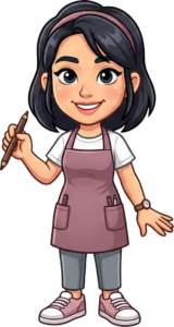 Brow Artist mascot