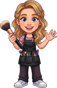 Makeup Artist mascot