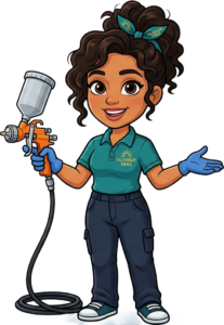 Spray Tan Tech mascot
